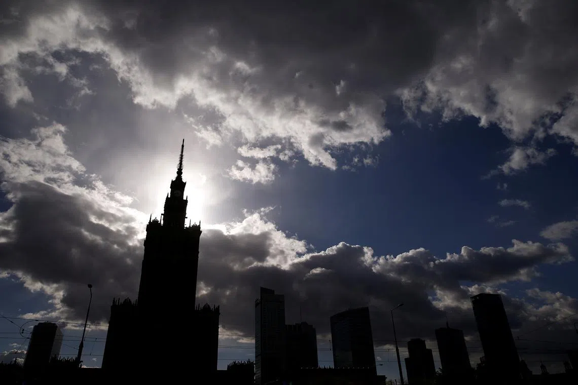 City skyline with Palace of Culture and Science is pictured in Warsaw, Poland April 22, 2016. REUTERS/Kacper Pempel/File Photo