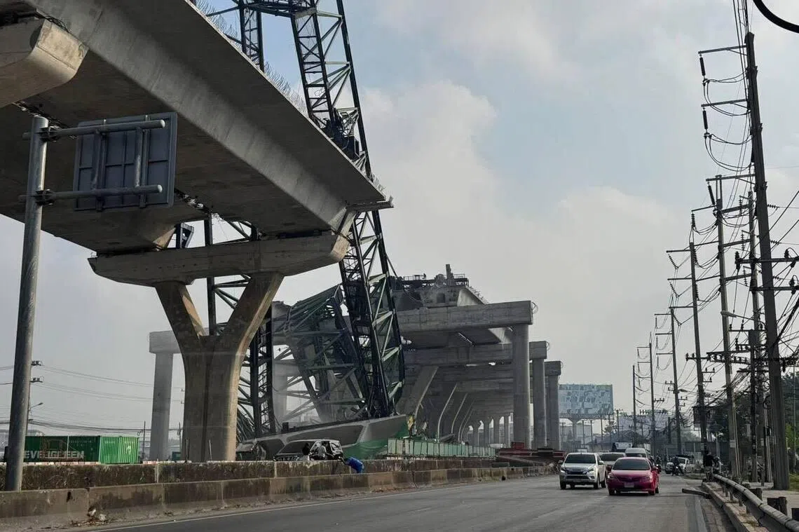 Another construction crane collapses in Thailand, killing 2 people: Police