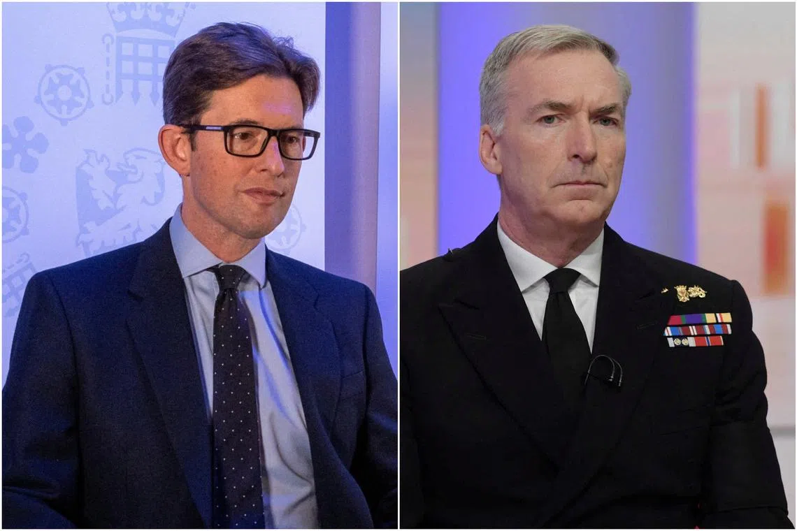 Iran’s sanctions list named MI5 Director General Mr Ken McCallum (left) and Chief of the Defence Staff Admiral Sir Tony Radakin.