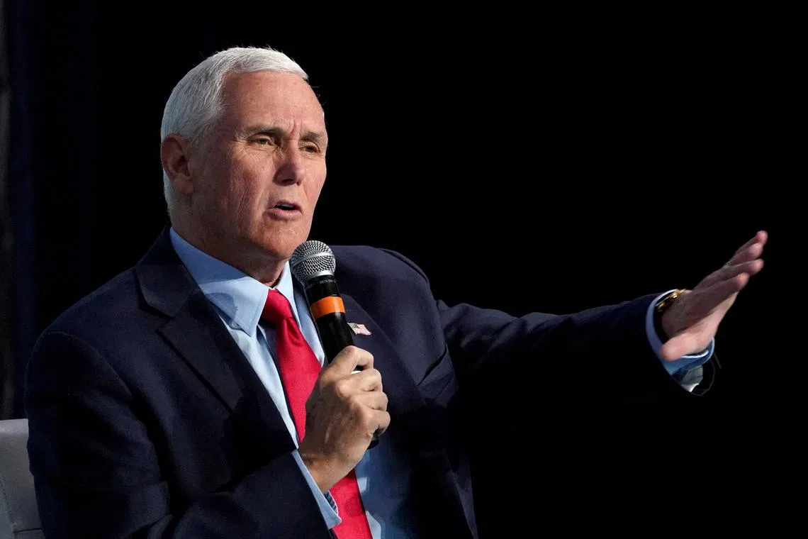 Mike Pence has publicly acknowledged what he called a mistake.