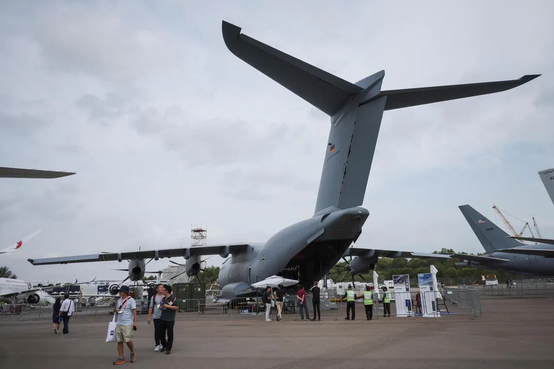 Visitors can get up close and personal with over 30 aircraft on display. 