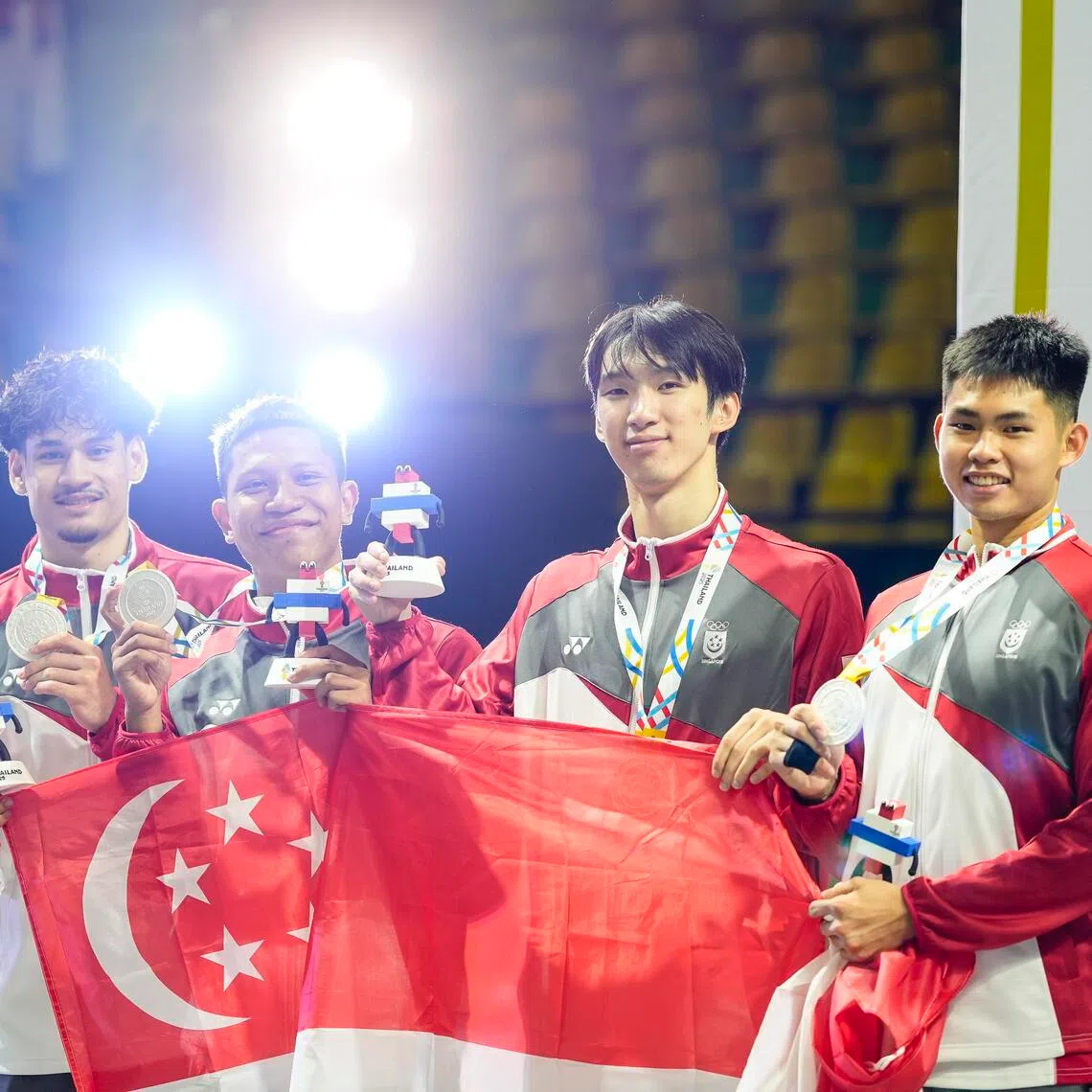 Singapore's men's 3x3 basketball team clinched a historic SEA Games silver medal at the 2025 Games in Thailand.