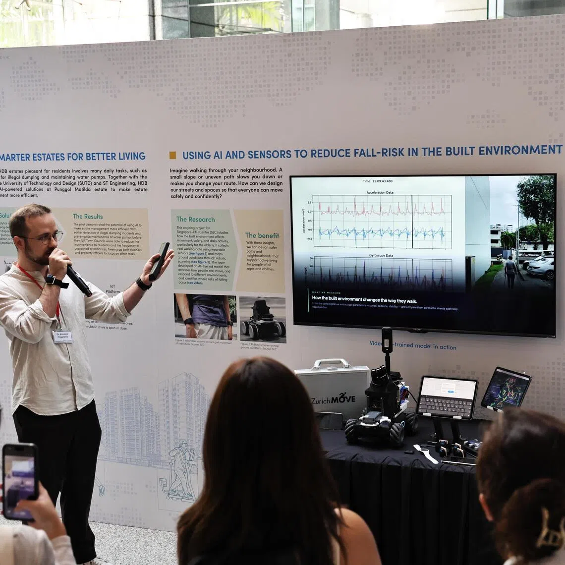 The AI for Cities exhibition by the Urban Redevelopment Authority showcases the uses of AI in planning, building and managing Singapore’s land.