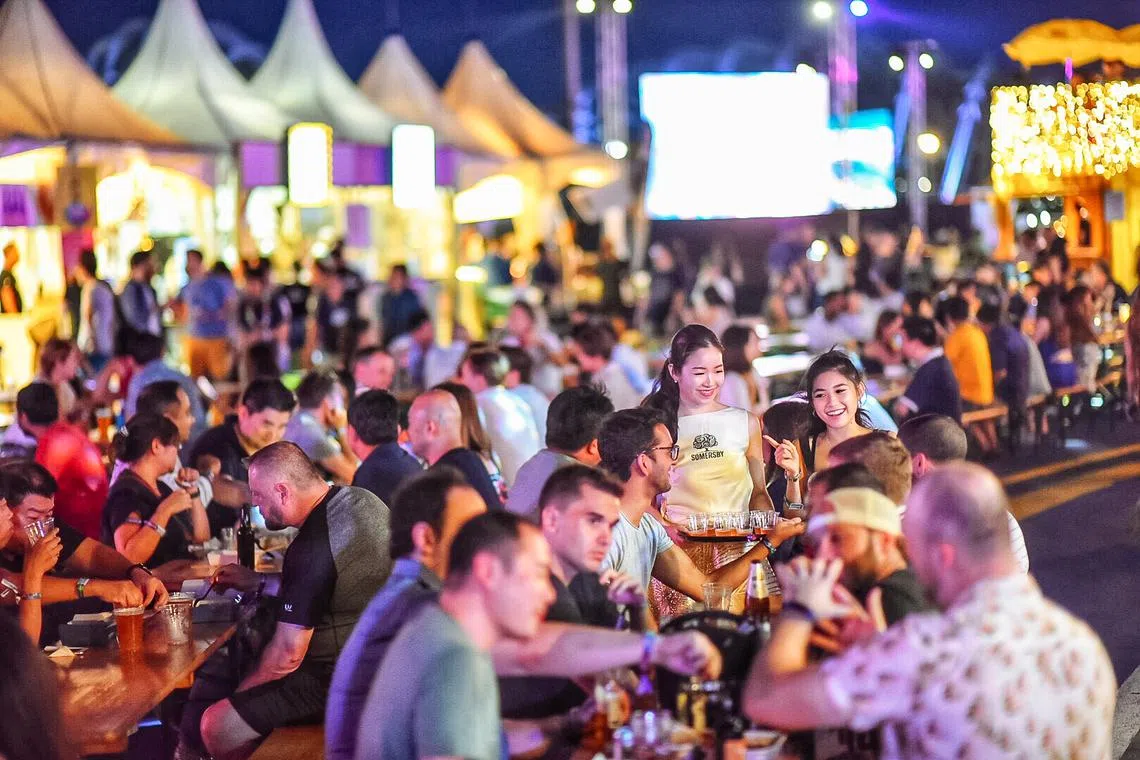 Beerfest Asia's event this year is the first physical festival since the 2020 edition became a virtual event due to the Covid-19 pandemic. 