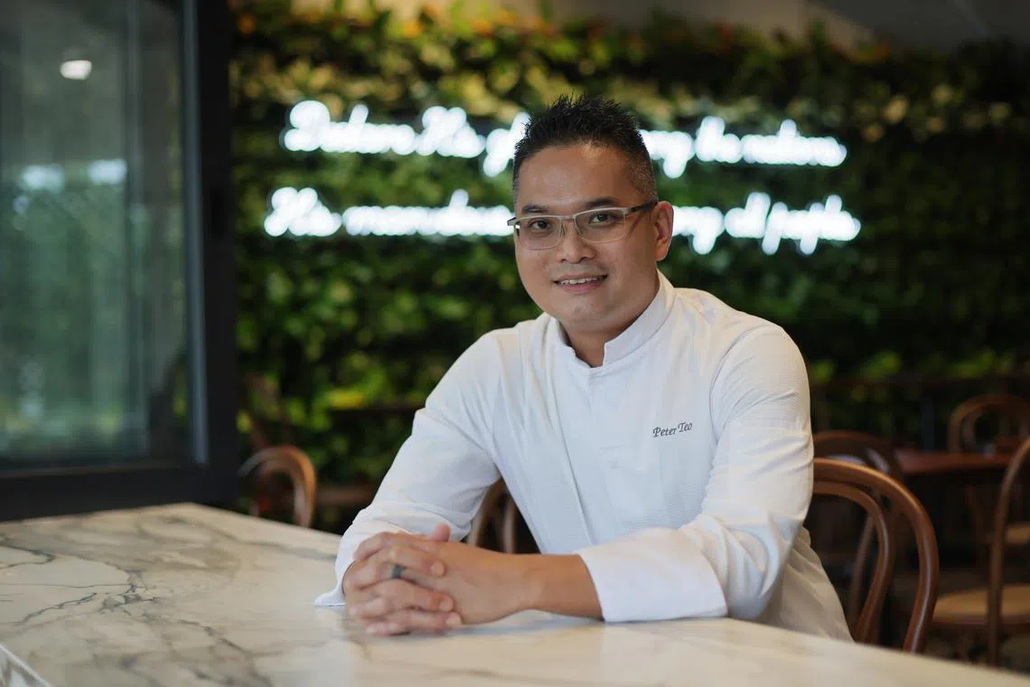 Chef Peter Teo's creations were featured in luxury magazines Epicure and Tatler Asia, and The Straits Times.