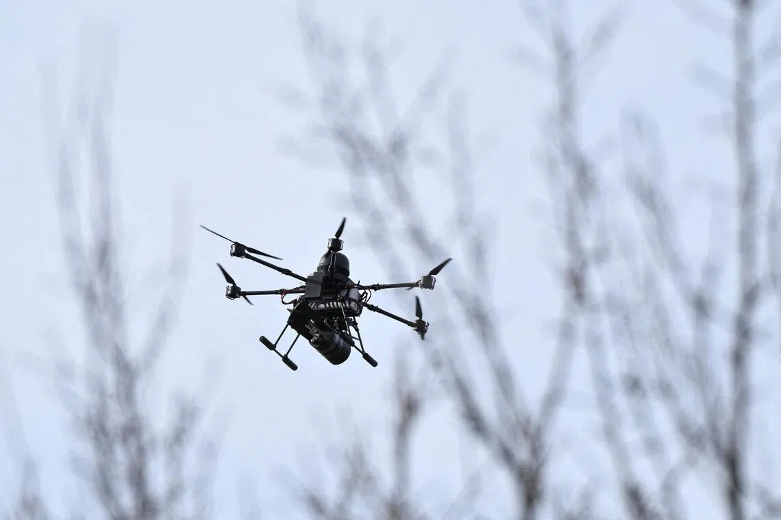 Ukraine is seeking to multiply the effects of its strike drones through swarm technology.  