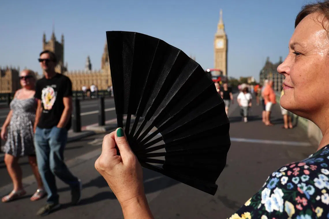 Saturday was the sixth day in a row that Britain has recorded a temperature above 30 deg C, well above average for the time of year.