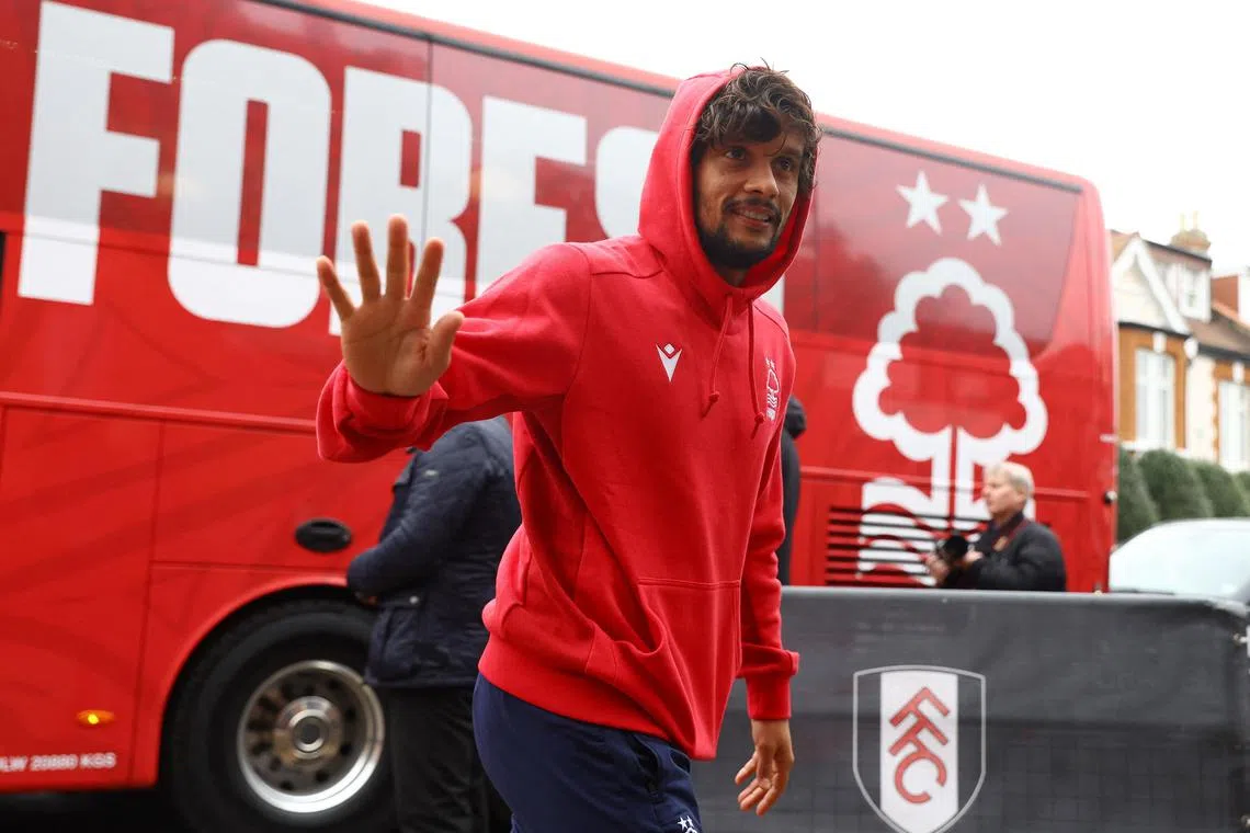 Nottingham Forest's Gustavo Scarpa is one of the Brazilian footballers who claim they are victims of a crypto scam.