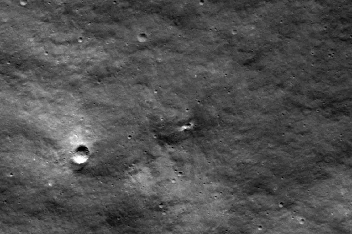 Russia’s failed Luna-25 mission left a 10m wide crater on the moon when it crashed last month.
