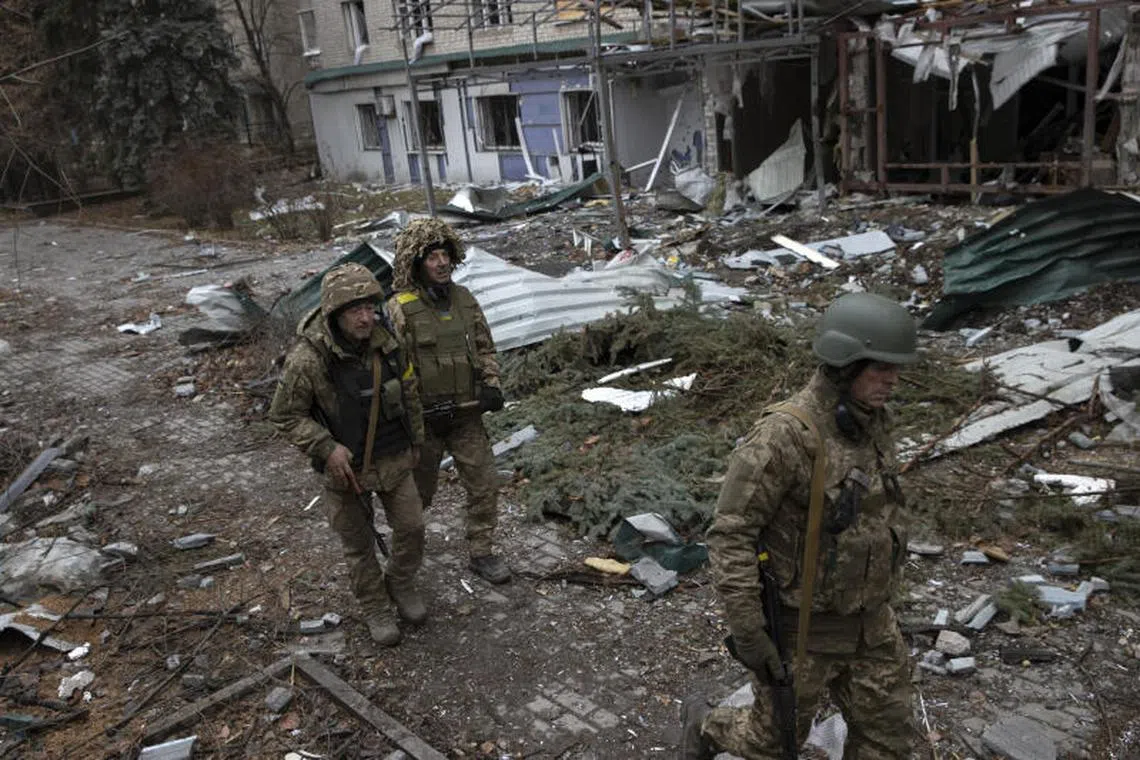 The entire funding Bill - which includes US$44.9 billion in additional wartime aid for Ukraine - is now headed to the House.
