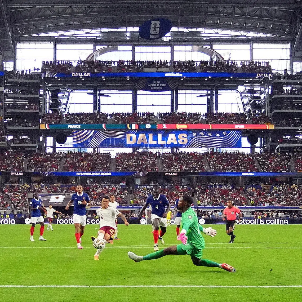 Spain’s Pedro Porro scored Spain’s second goal.