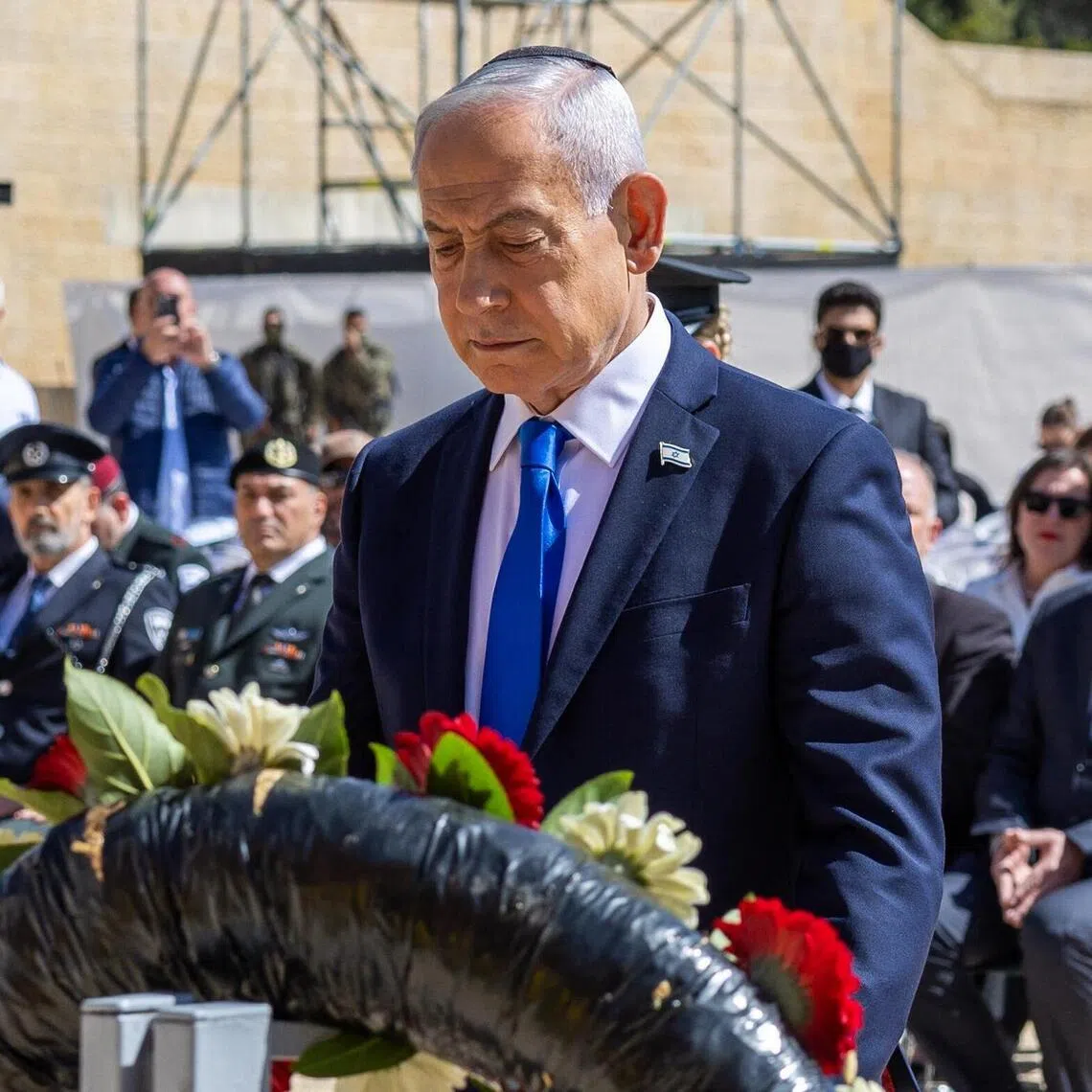 Mr Benjamin Netanyahu’s approval ratings have slipped and, with legislative elections due by late October, the political risks he faces are rising.