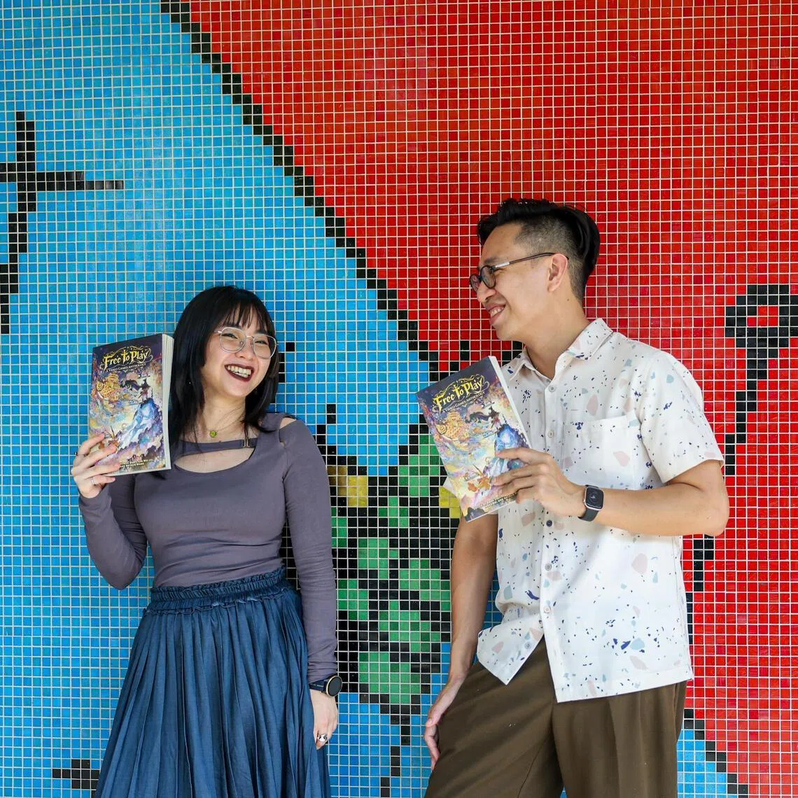 Natalie Wang and Daryl Lim Wei Jie, editors of Difference Engine's new anthology on video games, Free To Play: A Video Games Anthology.