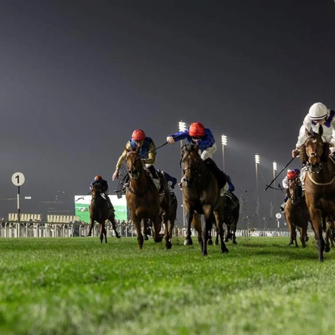 Top Irish jockey Oisin Murphy marks his Dubai comeback with a slashing win aboard Dividend in the Lord Glitters Handicap (1,800m) at Meydan on Feb 6.