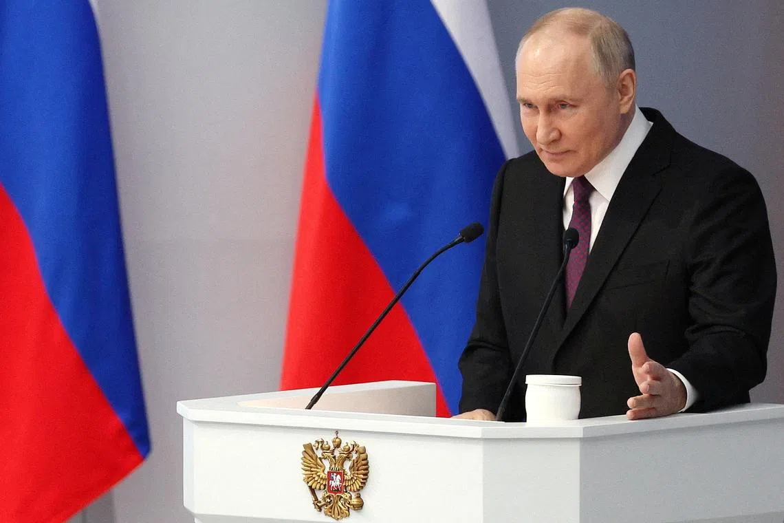 Putin pledges over $126 billion in public spending as election looms ...