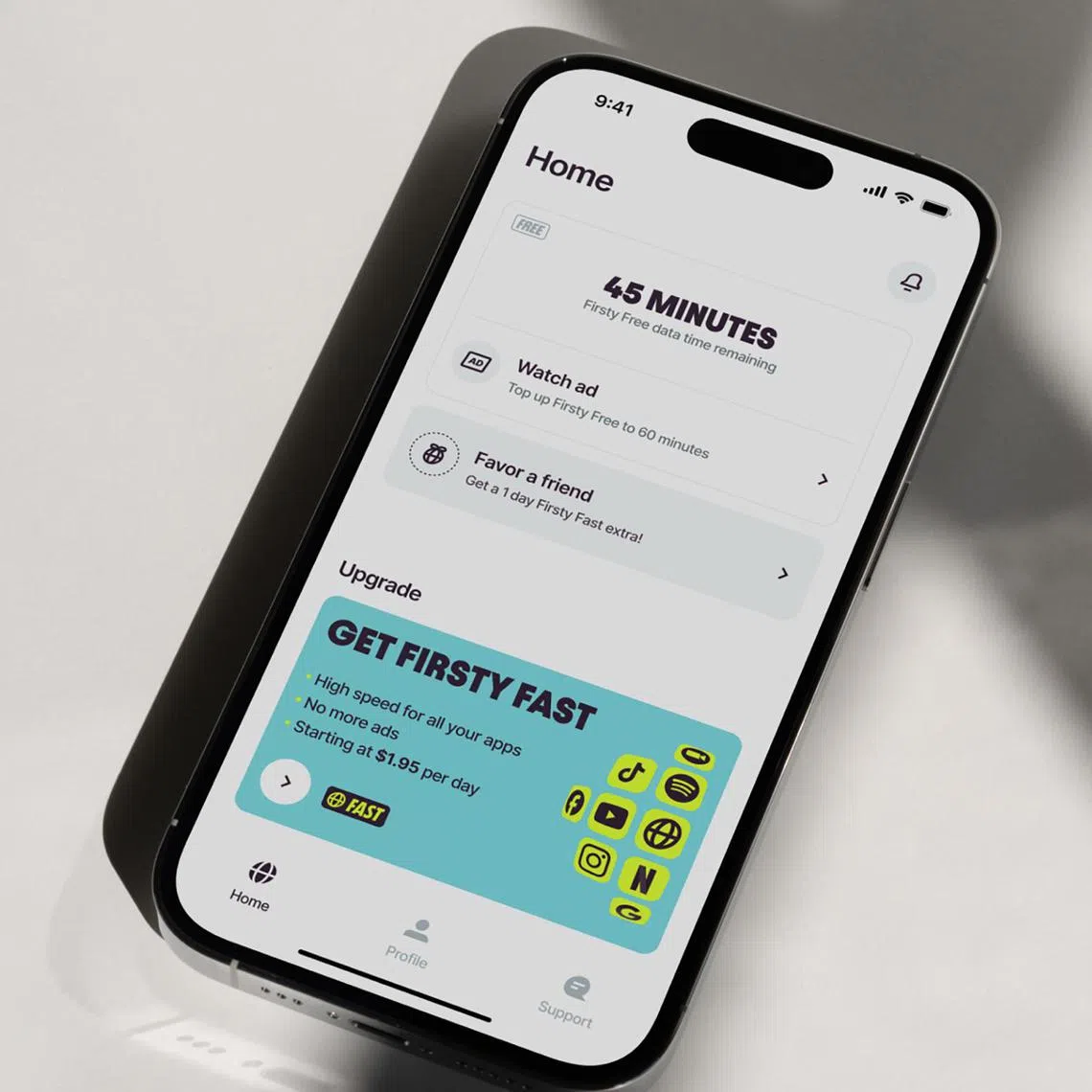 With over 600,000 users to date, Firsty offers travellers free 300MB of data when they watch advertisements, and unlimited access to email and messaging apps, and partner apps like Uber. 