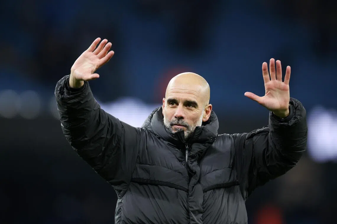 Manchester City confirmed on May 22 that Pep Guardiola would step down as manager after the club's May 24 English Premier League match against Aston Villa.