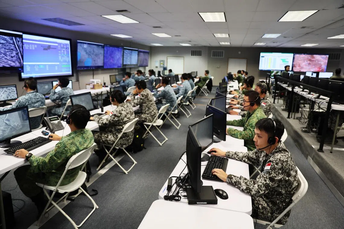 **Embargo till 9 am on Sep 21, 2023 (SG Time)**


Exercise Forging Sabre 2023 (XFS23) is a Singapore Armed Forces (SAF) integrated sense and strike exercise involving more than 1100 personnel from across the SAF and Defence Technology Community. It will include a suite of sense and strike assets from the Republic of Singapore Air Force (RSAF) and the Singapore Army. Conducted from 11 to 30 September at Mountain Home Air Force Base, Idaho, US, the SAF is able to conduct large-scale and realistic training in a vast training area with an airspace more than 20 times the size of Singapore.

This year’s exercise also features the inaugural participation of the Digital and Intelligence Service (DIS) as a full- fledged Service following its inauguration in 2022, effectively adding to the SAF’s Sense-Strike capability.
Working together as an integrated and technologically advanced fighting force, the SAF is able to sharpen our integrated sense and strike capabilities and validate the SAF’s abilities to conduct multi-domain smart warfighting.