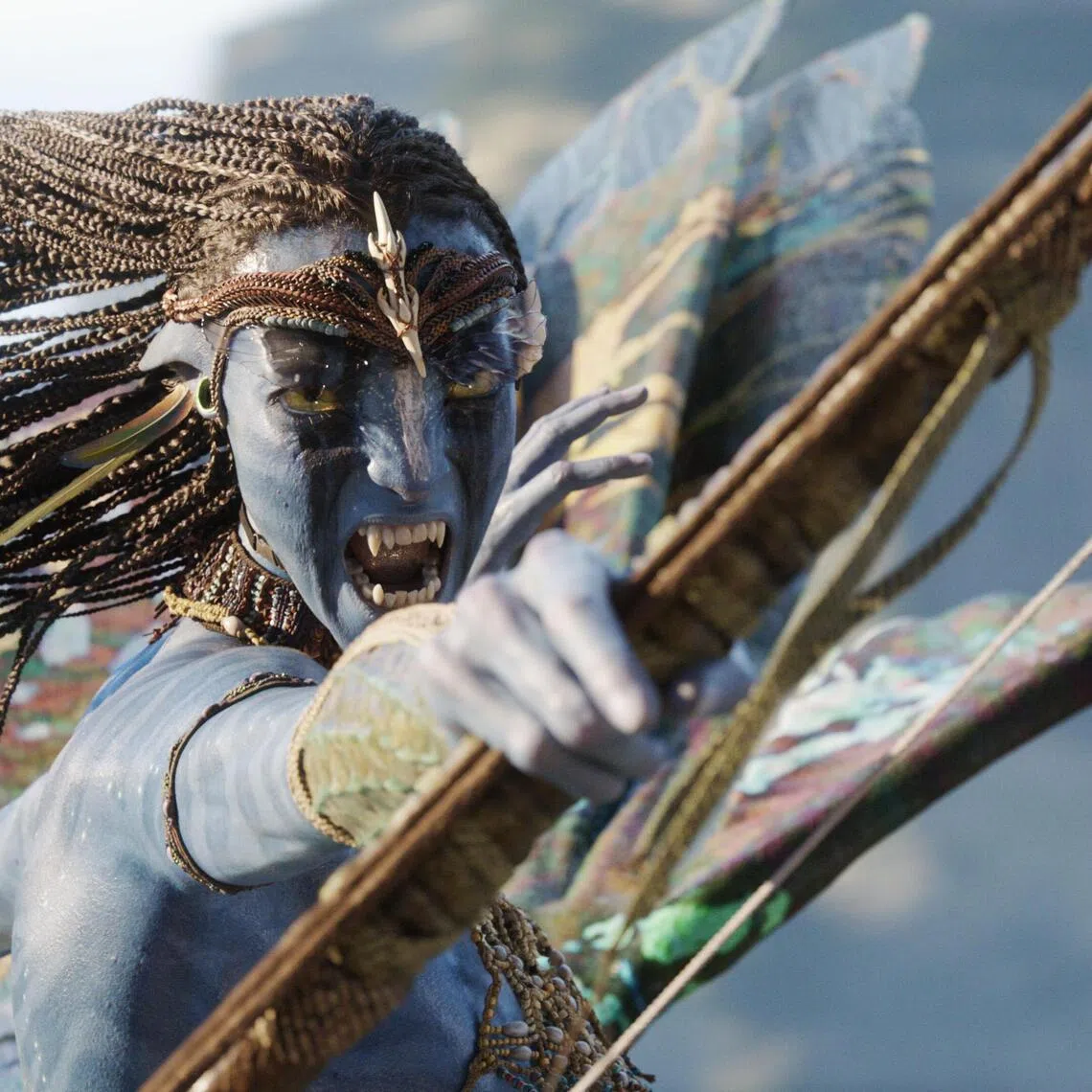 A still from the third Avatar movie, Avatar: Fire And ‍Ash.