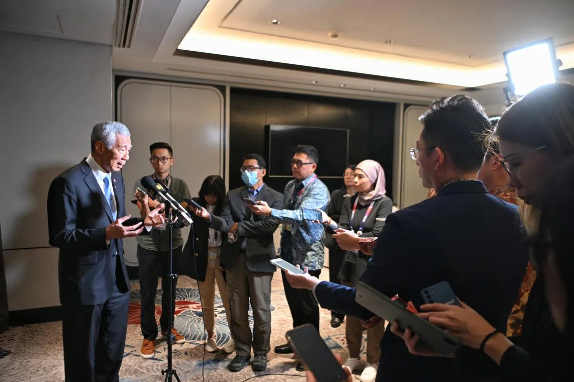 PM Lee Hsien Loong said Asean wants to work out a constructive solution and wants engagements with Myanmar to be more effective.