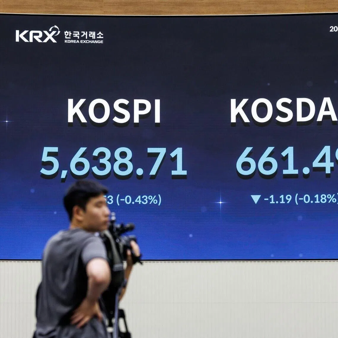 Trading in Kospi stocks was halted four times during the month, a record run for circuit-breaker suspensions。