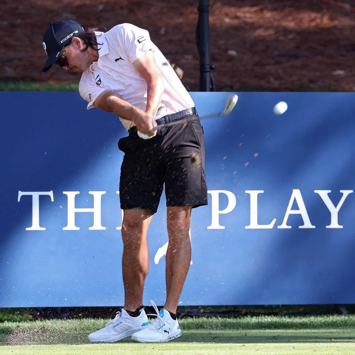 Rickie Fowler of the United States plays his shot from the 13th tee prior to The Players Championship 2026 at TPC Sawgrass on March 10.