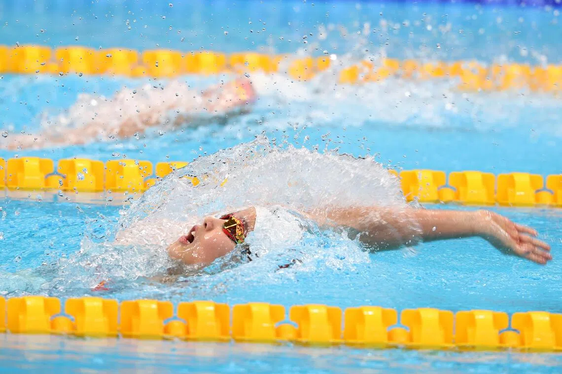 CMG20260921-KwongKC(OA)/邝启聪/ 陈芷馨/ASIAN Games, /游泳, Tokyo Aquatics Centre/Women's 200M MI Final, CHN, YU Zidi, (L5) Gold, 2:06.10 AR,