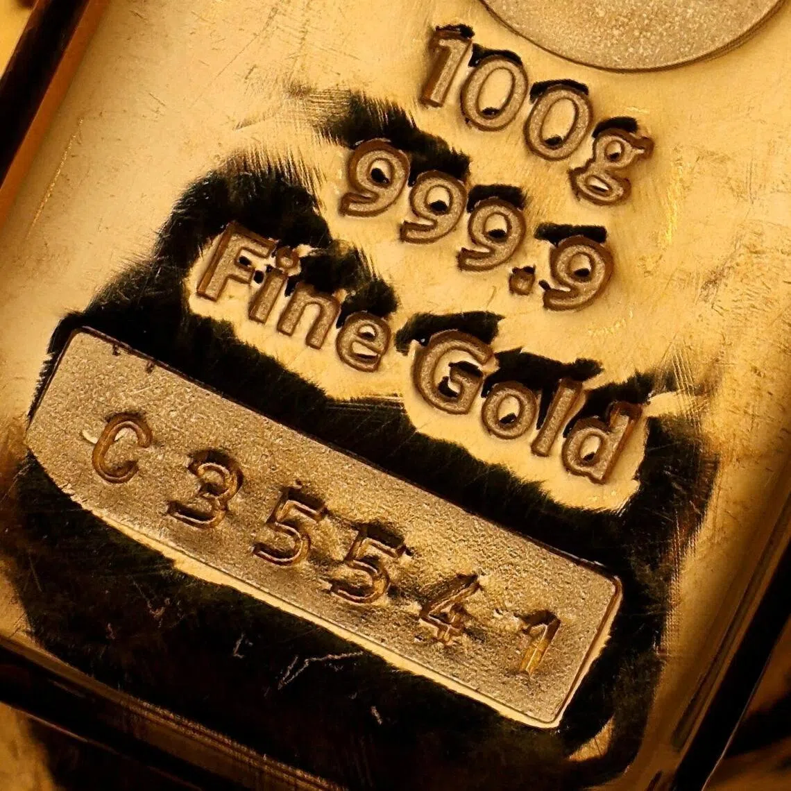 Gold has soared more than 70 per cent over the past 12 months on safe haven demand.