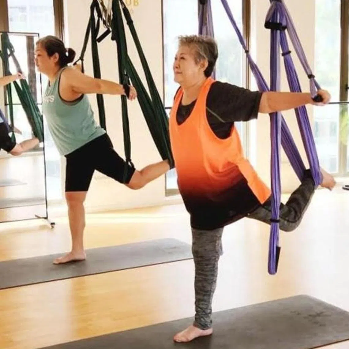 Yoga is one way Jin Yinji is coping with the loss of her husband, who died in October 2023.