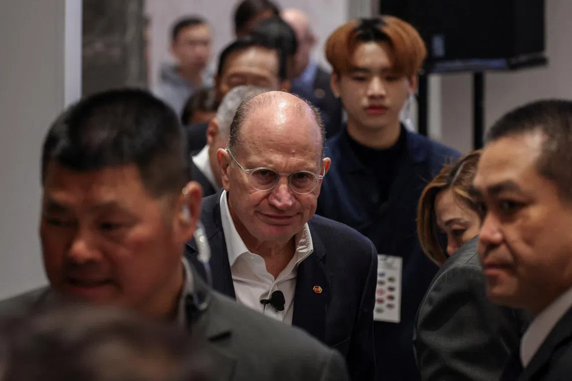 HSBC chairman Mark Tucker will depart HSBC by Sept 30 and will step into the role of AIA chairman on Oct 1.