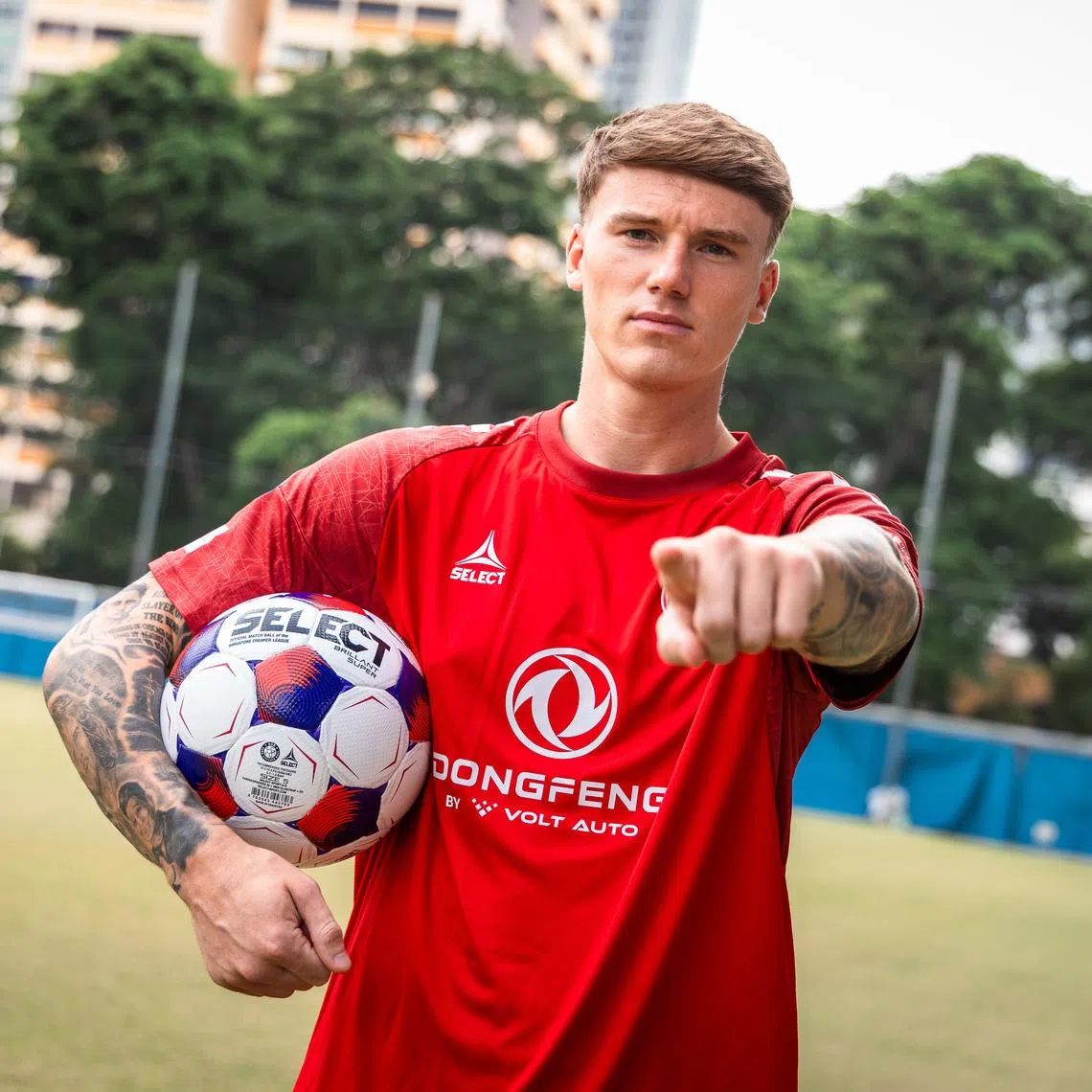 Kai Whitmore is excited to start a new chapter in Singapore, his first time playing outside of England. 
