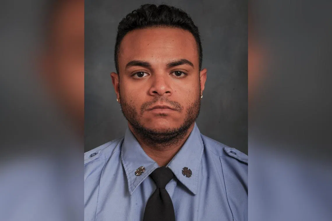 Firefighter Mark Batista drowned on Friday in an attempt to rescue his daughter after she was caught in a rip current.