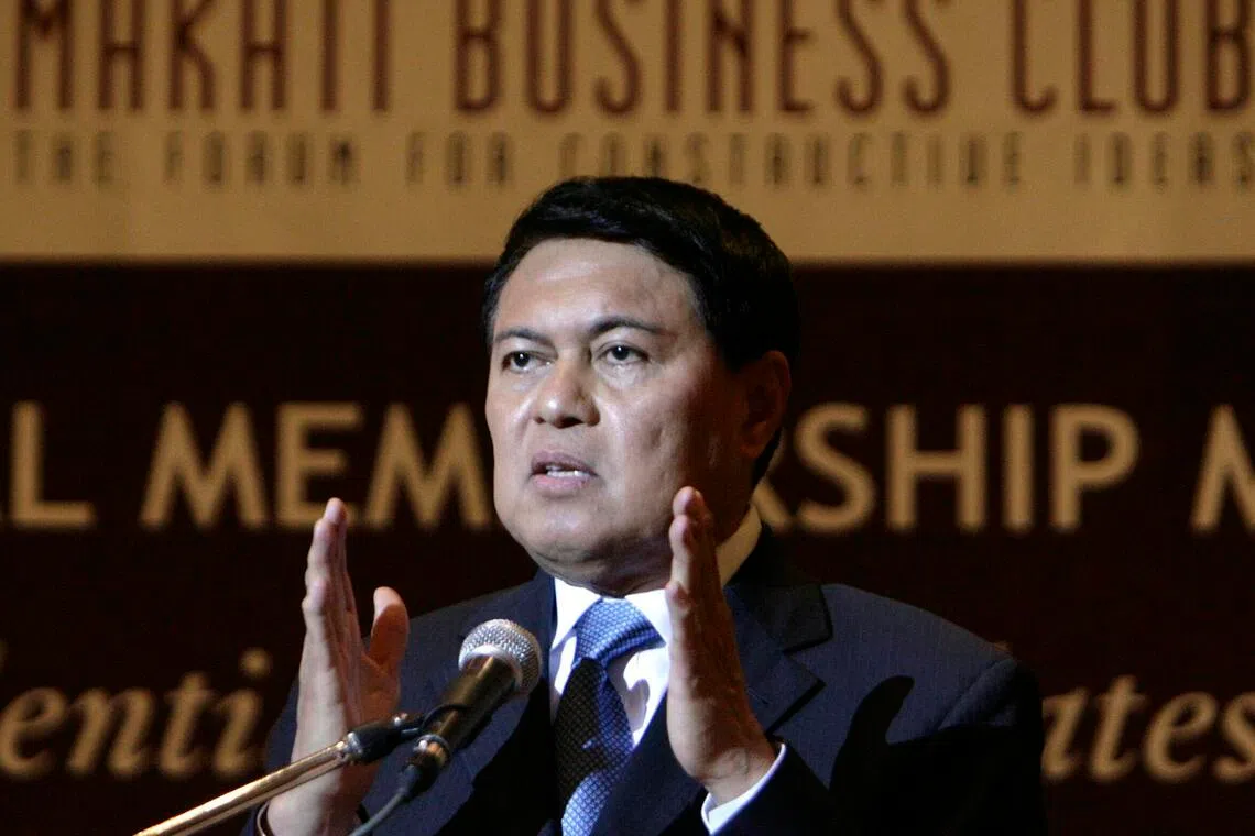 Former Senate president Manuel Villar is one of the Philippines’ wealthiest businessmen.