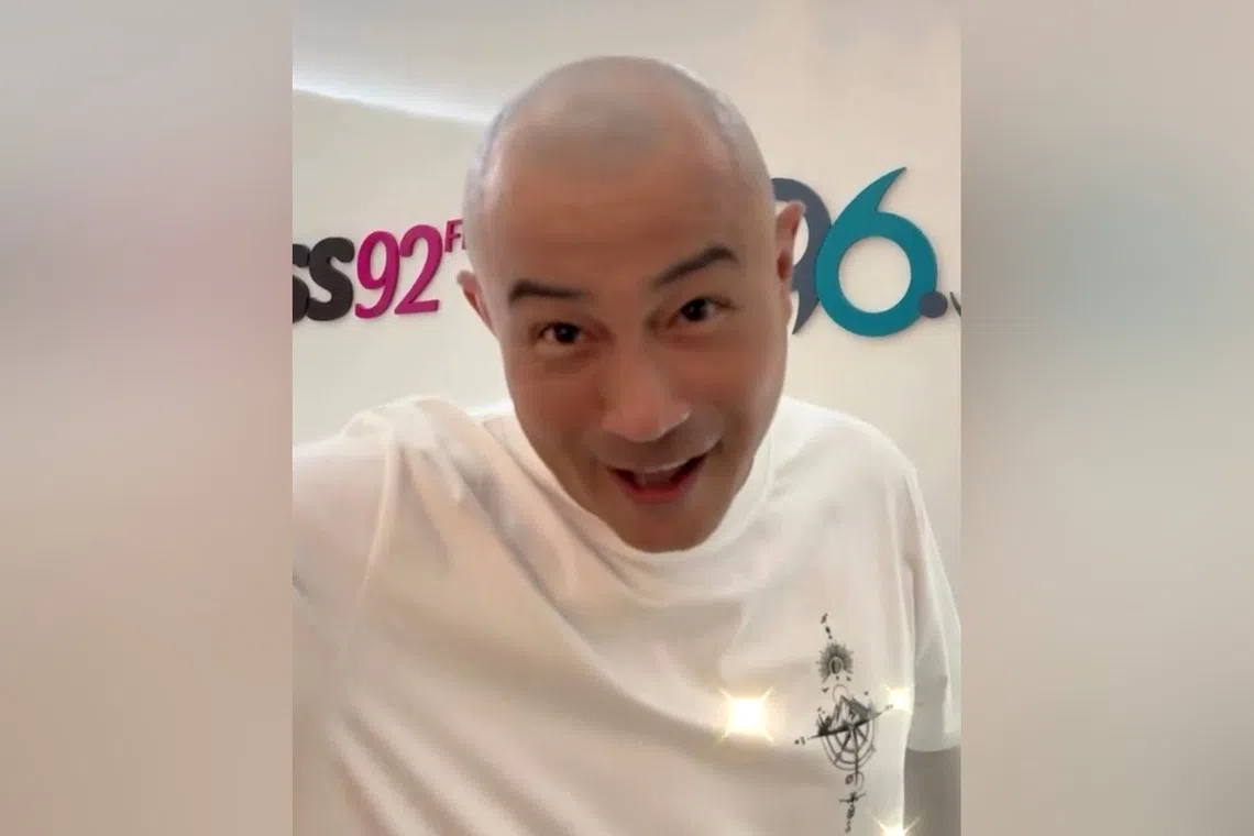 Darren Lim chopped off all his hair to play a Qing Dynasty official in the movie.