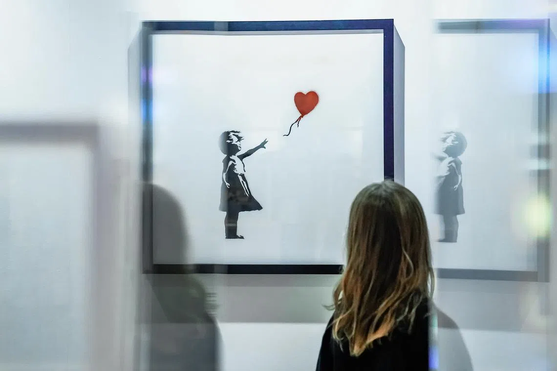 Over 170 artworks by anonymous street artist Banksy will be on show at The Art Of Banksy: Without Limits, which opens in Singapore in December 2024. 