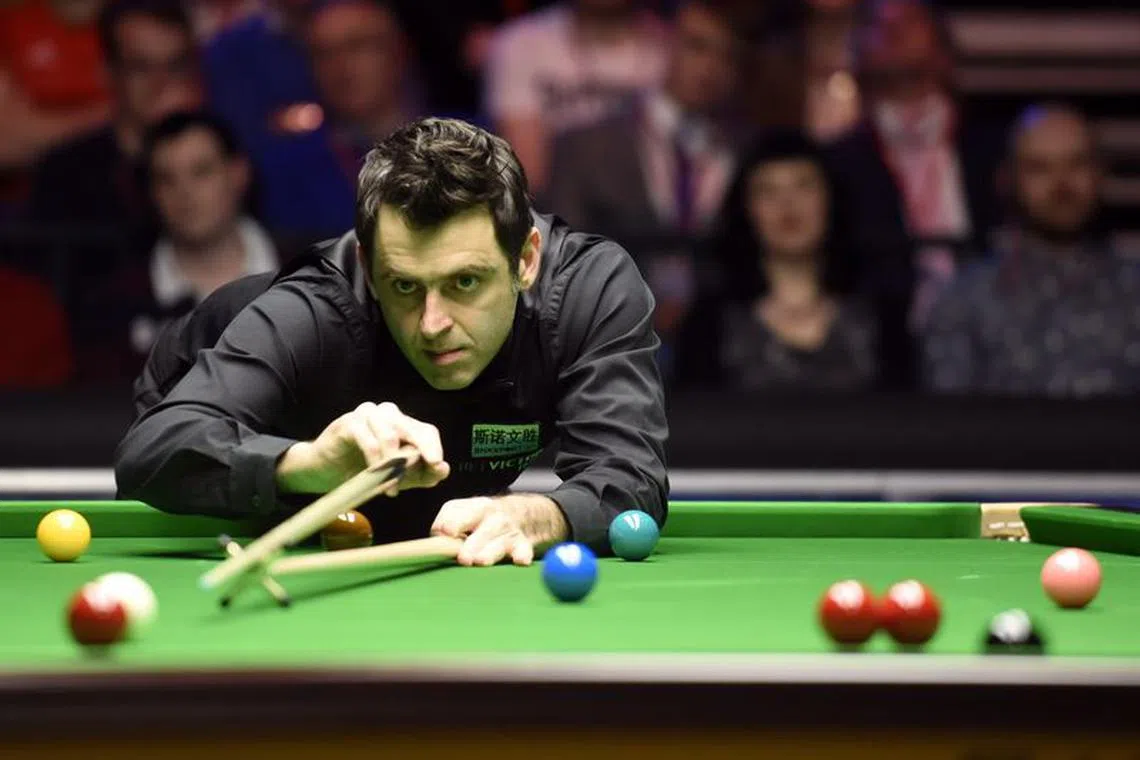 FILE PHOTO: Snooker - BetVictor Welsh Open Final - Motorpoint Arena, Cardiff, Wales - 21/2/16 Ronnie O'Sullivan in action during the final. Action Images/Rebecca Naden Livepic/File Photo/File Photo