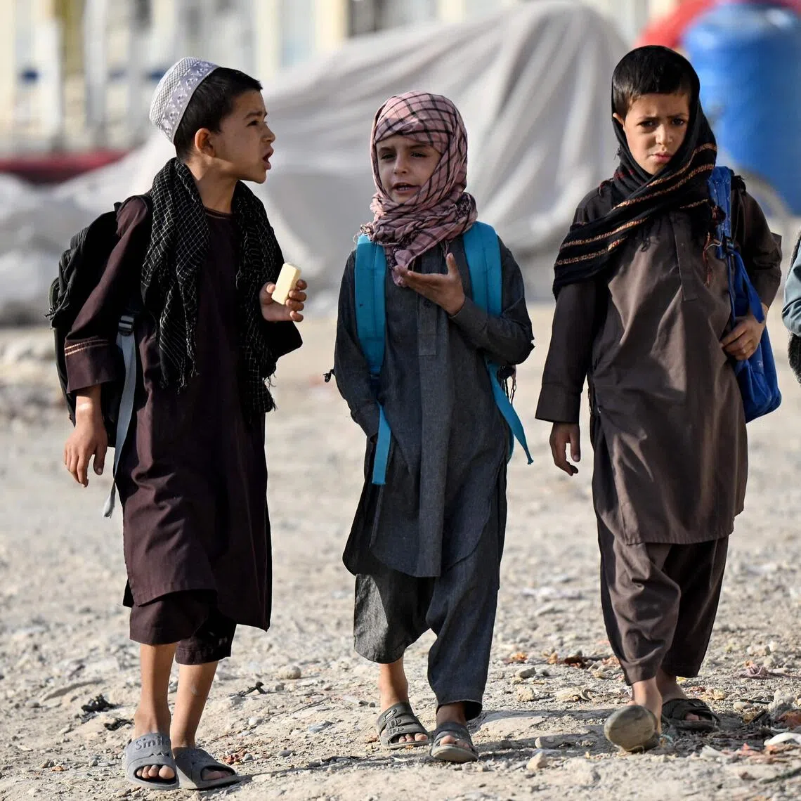 The food crisis in Afghanistan is projected to affect millions of children in 2027, the UN humanitarian agency OCHA said.