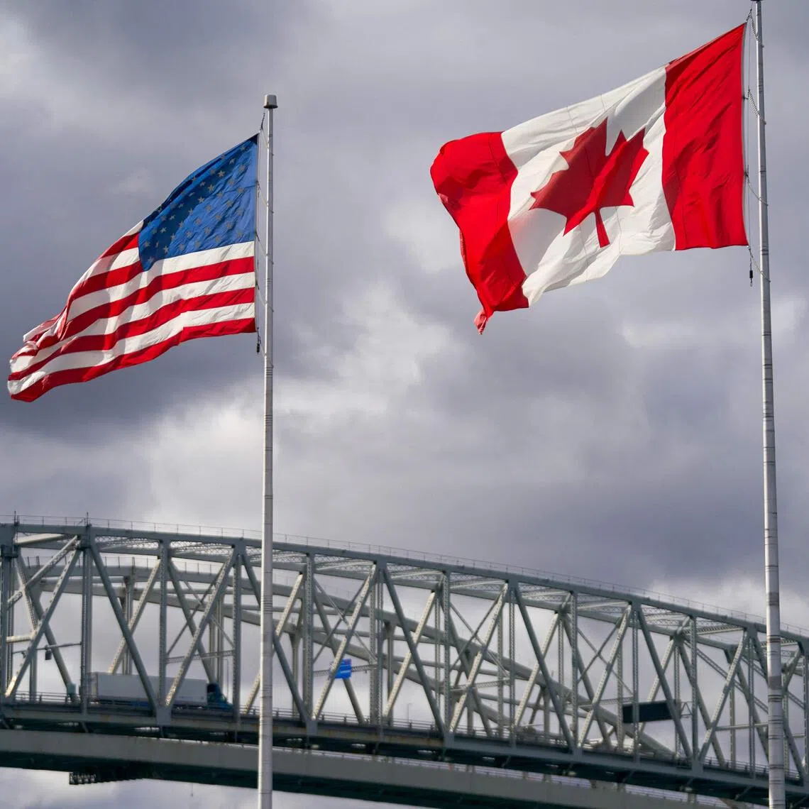In 2025, US goods and services trade with Canada totalled US$872.3 billion (S$1.1 trillion), down 4.6 per cent.