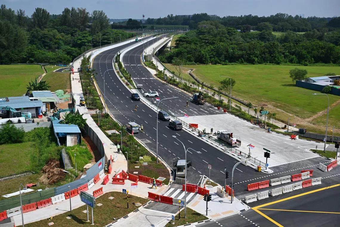 The new six-lane bridge between Punggol Central and Seletar Link will also come with upgraded junctions and cycling paths on both sides. 