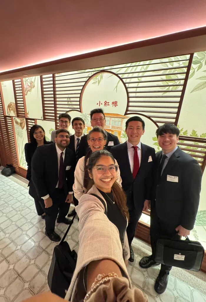mindef scholar keloth sonia with team from  s rajaratnam school of international studies whom she worked with during the 2024 military transformations programme at