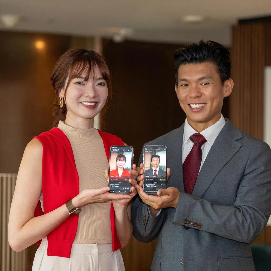 Digital faces of the OCBC WoW app, Terissa Chang and Ethan Peh have become minor celebrities overnight after the beta version was rolled out to a select group of users for testing in July.