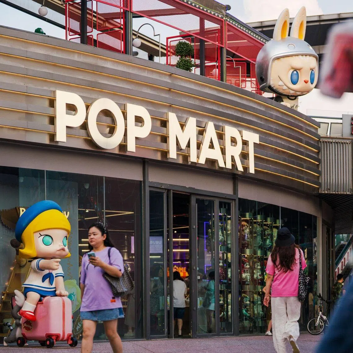 The newest Labubu dolls sold out instantly after their release across online retail channels in China on Aug 28, indicating consumer fervour for the rabbit-eared dolls remains high.