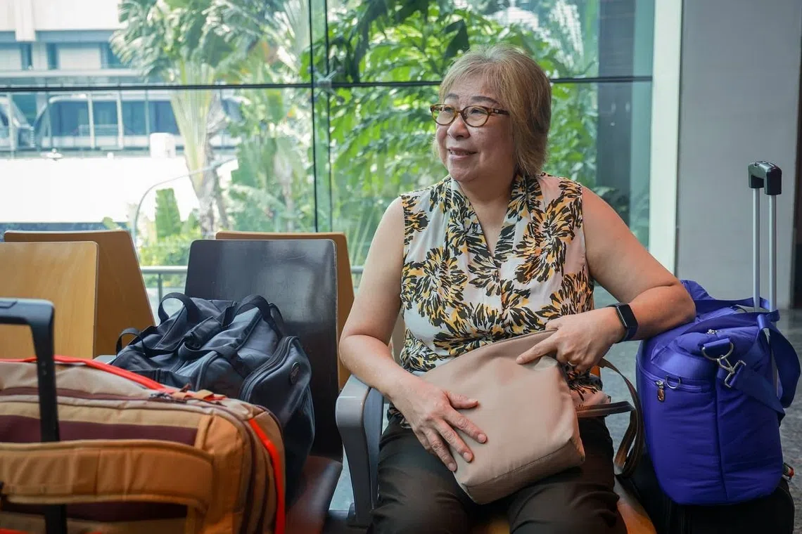 Traveller Sandra was transiting in Singapore when her 1pm Scoot flight was cancelled, on Sept 6.