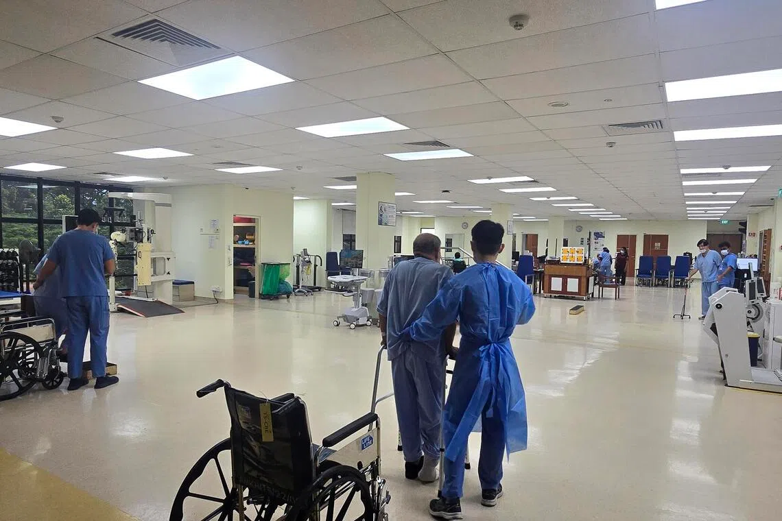 During poor air quality,  sessions conducted in the therapy garden may be conducted in the rehab gym.