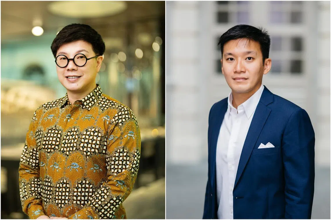 Mr Clement Onn (left) will take over the directorship from Mr Kennie Ting from July 1. 