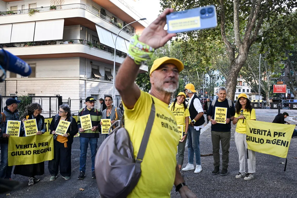 Court convicts three Egyptians for killing Italian student
