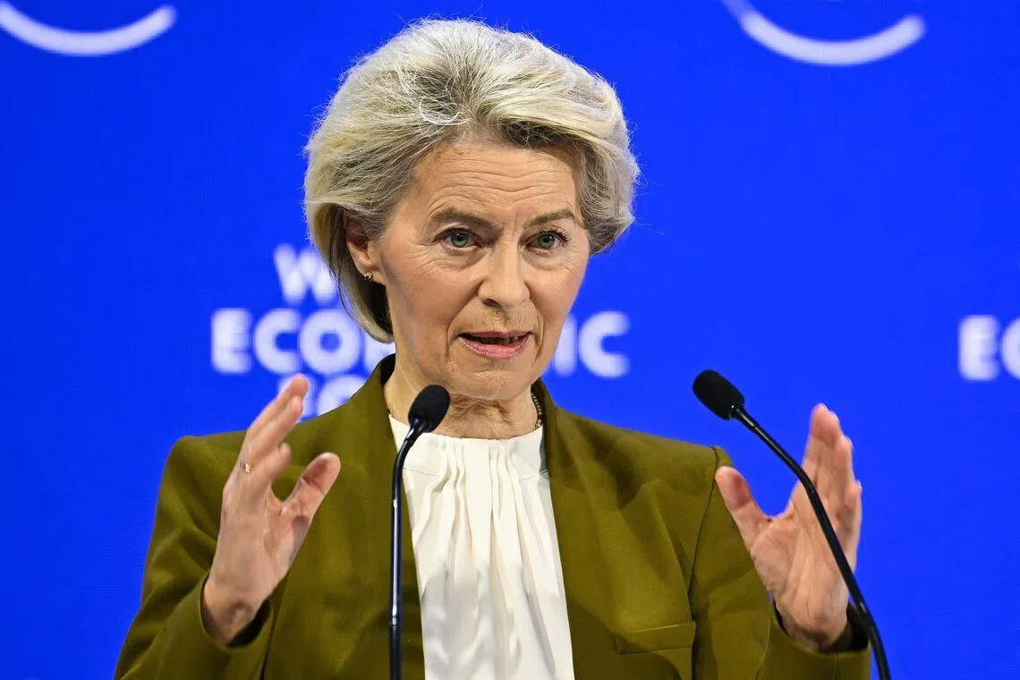 European Commission President Ursula von der Leyen said Europe had to toughen up to influence the world around it.