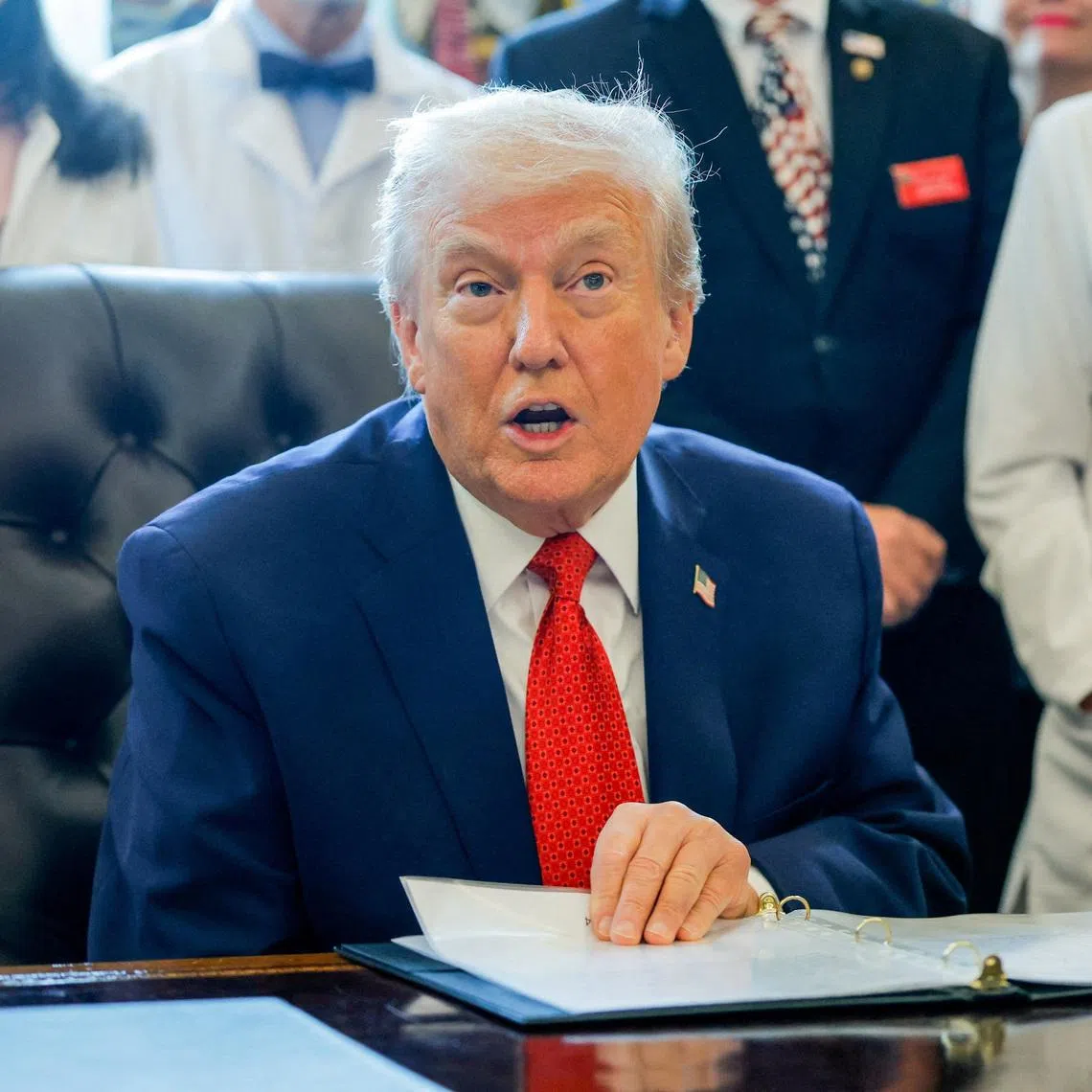 US President Donald Trump seemed unbothered by warnings that there could be a dark side to AI's expansion.