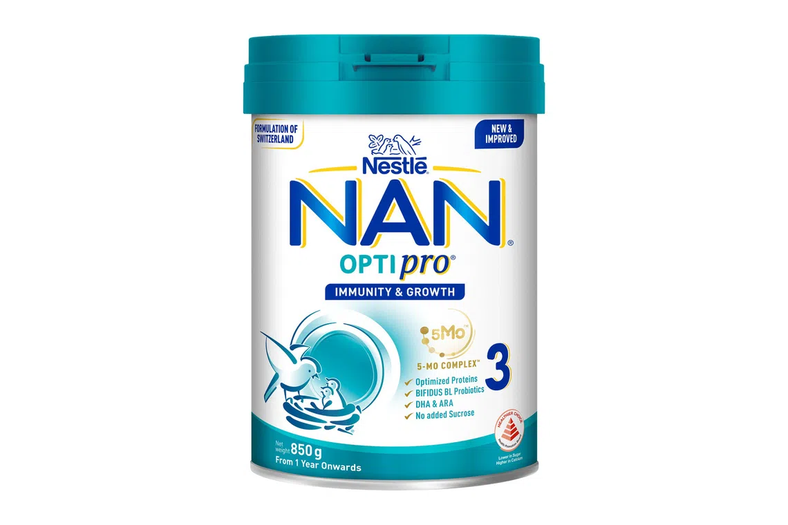Nutrients in Nestle Nan Optipro needed for toddler growth, development and immune function