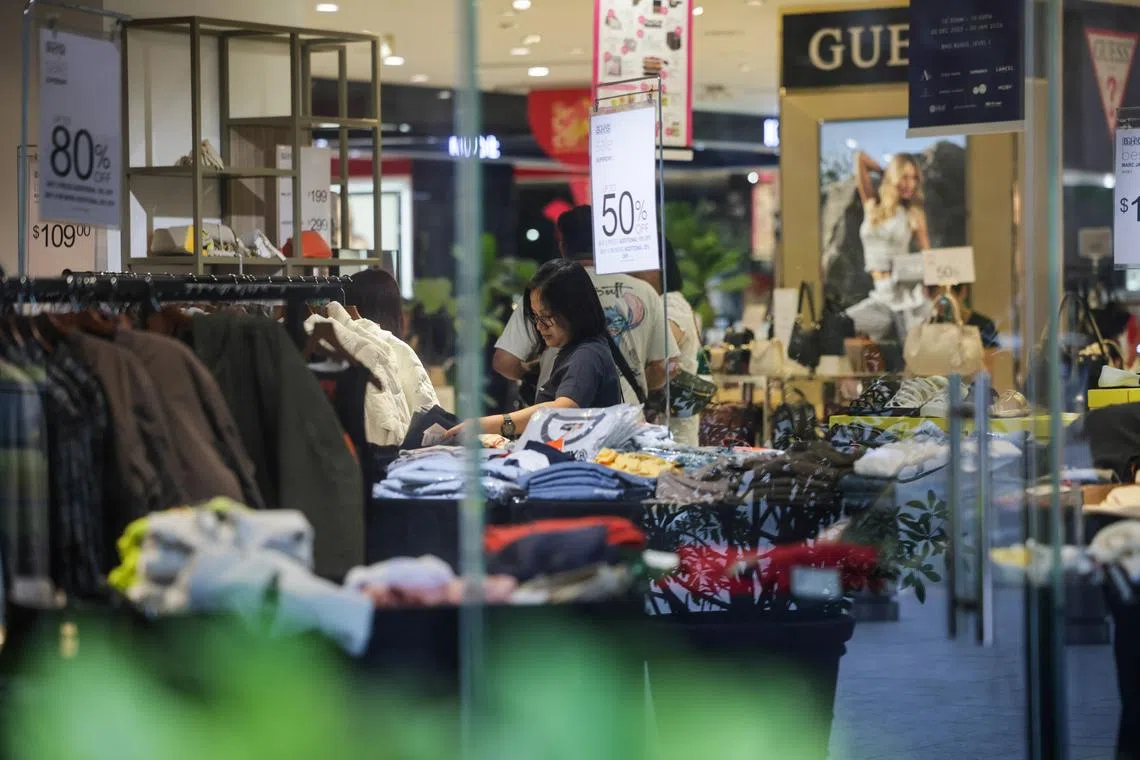Higher sales across most retail segments drove growth in April.